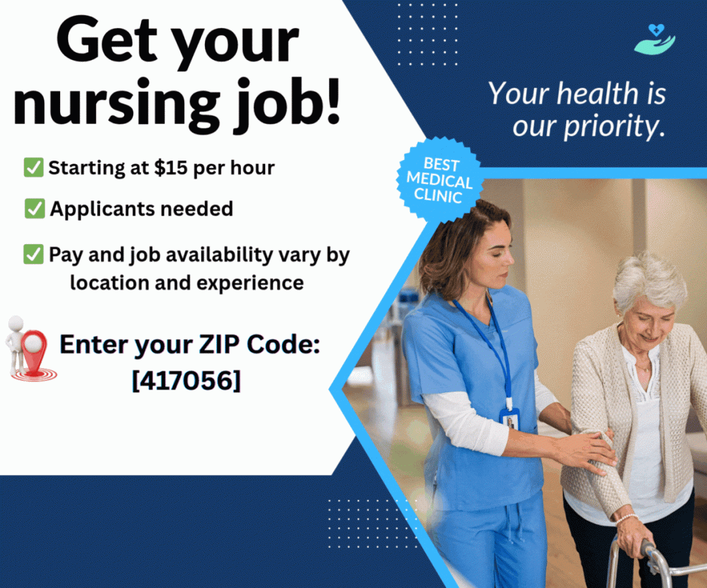 Application letter for nursing job in hospital!
